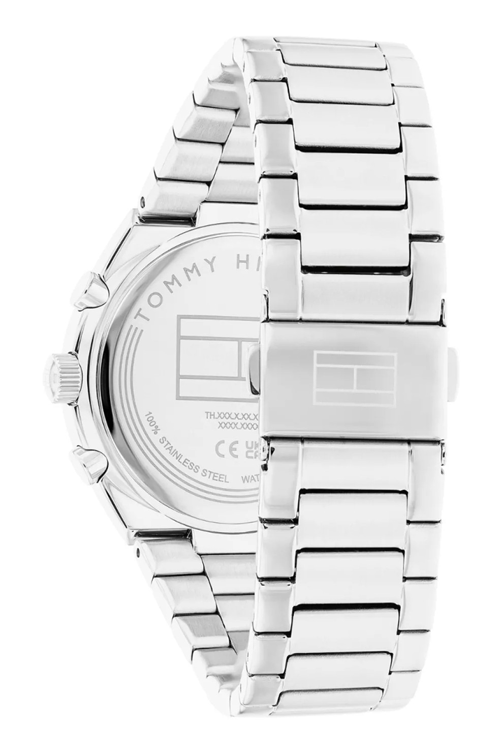 Tommy Hilfiger, Ceas quartz din otel inoxidabil, Argintiu - eMAG.ro