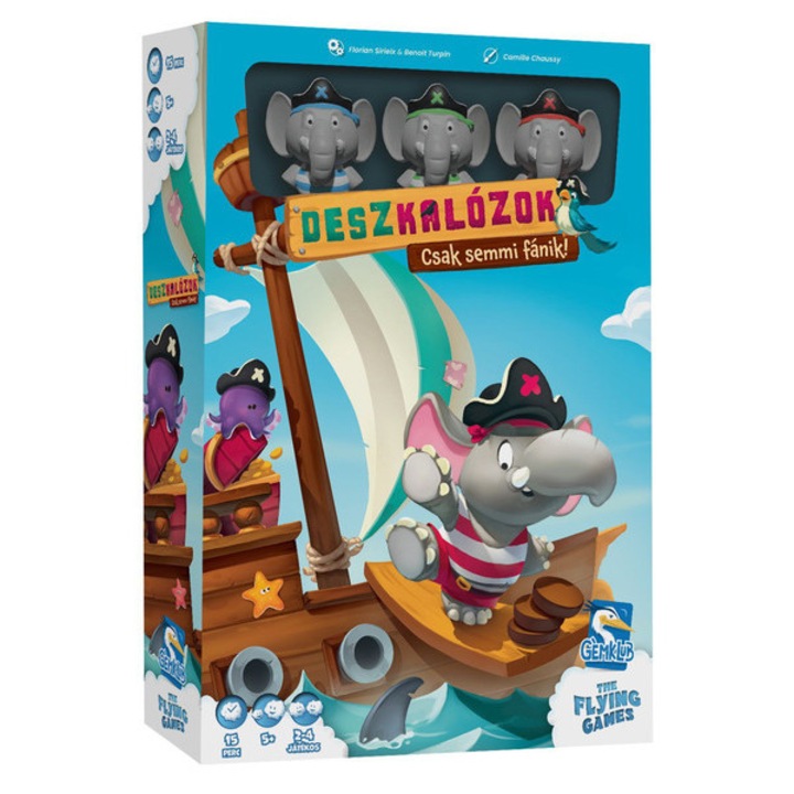 Joc de societate Gémklub Placi de echilibru - Fără panică! 2-4 jucători, 5+ ani, 19x28x5cm