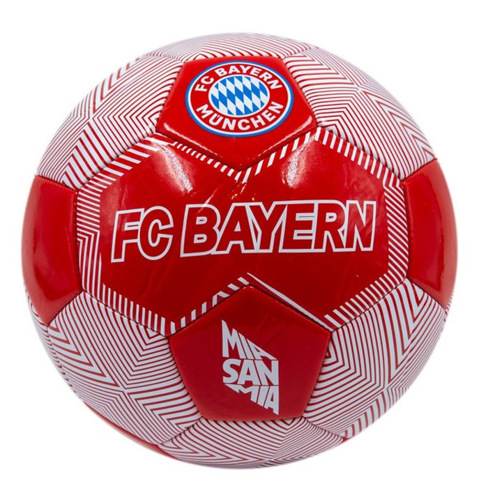 Minge fotbal, FC Bayern Munchen, Triangles, design triunghiular, culori club oficial