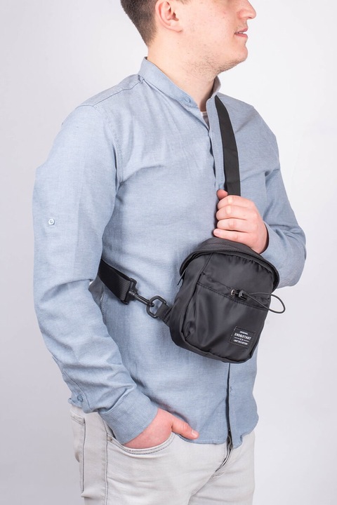 Válltáska, Base, fekete, univerzális méret