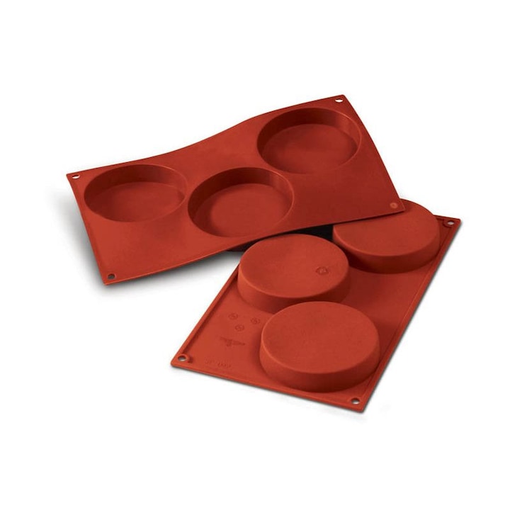 Forma din silicon pentru 3 prajituri Sponge Base cu diametrul de 103mm