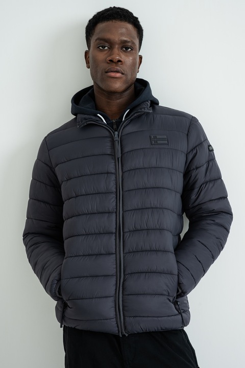 Geographical Norway, Капитонирано зимно яке Amichoko, Tъмносив