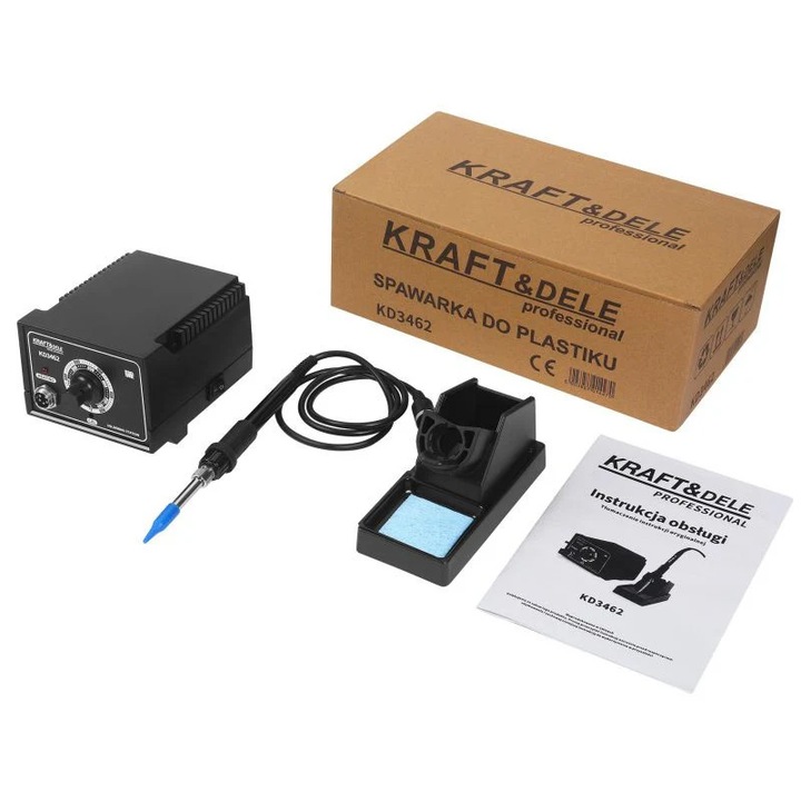 Statie de lipit plastic, 138 × 112 × 90 mm, Kraft&Dele KD3462