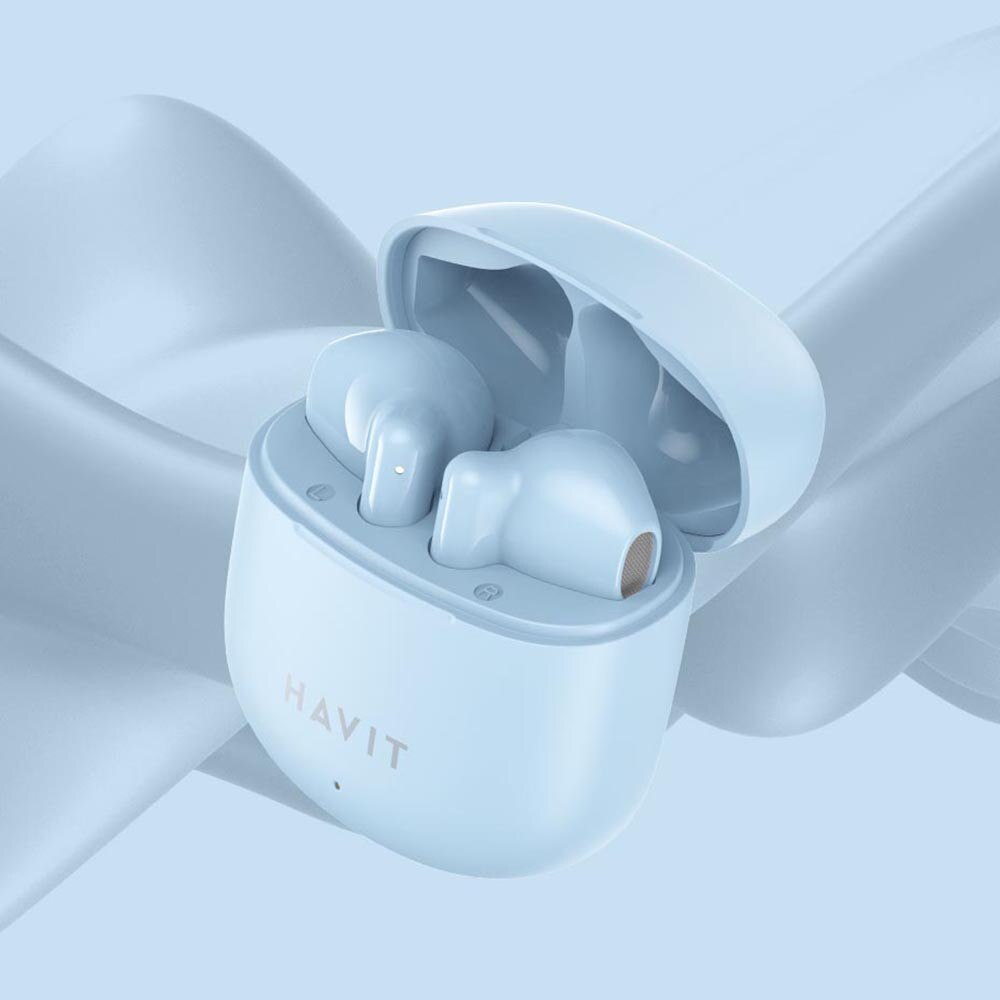 Casti HAVIT TW976, Bluetooth 5.3, TWS, In-Ear, Control tactil, Alb