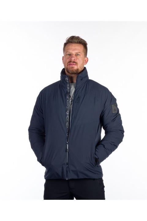 Jacheta de Barbati NORTHFINDER, pentru oras cu Gluga Detasabila, SCOTT BU-5156SP, Bleumarin