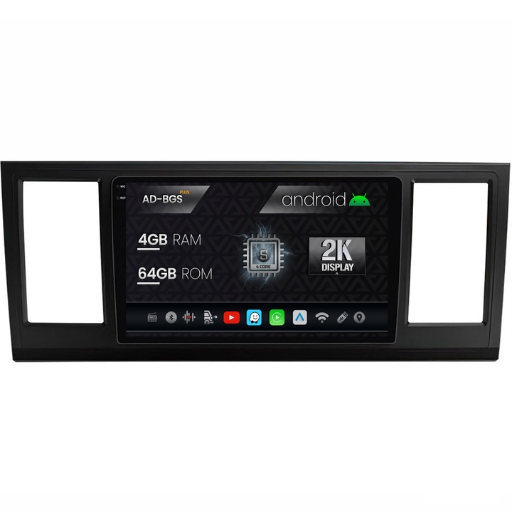 Navigatie Autodrop 2K Volkswagen Transporter, Caravelle, Multivan T6 (2015, ), Android OS, S-Quadcore, 4GB RAM, 64GB ROM, 9.5 Inch - AD-BGS90042K, AD-BGRKIT056V2