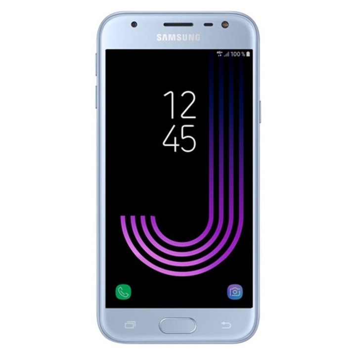 Telefon mobil, Samsung, Galaxy J3 (2017) LTE SM-J330F, Albastru- Argintiu