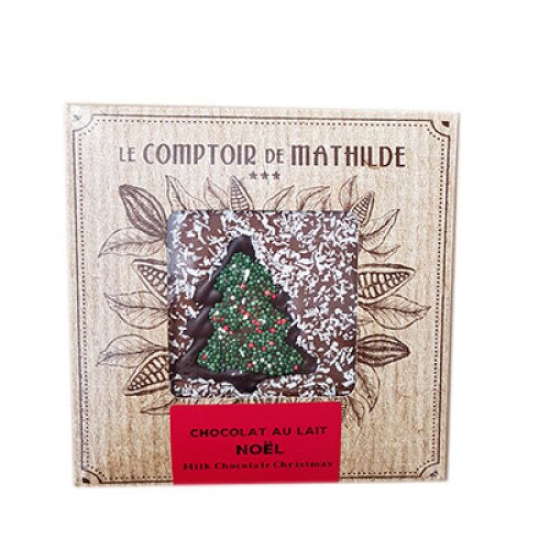 Tableta de ciocolata cu lapte cu decoratiuni de ciocolata si cocos