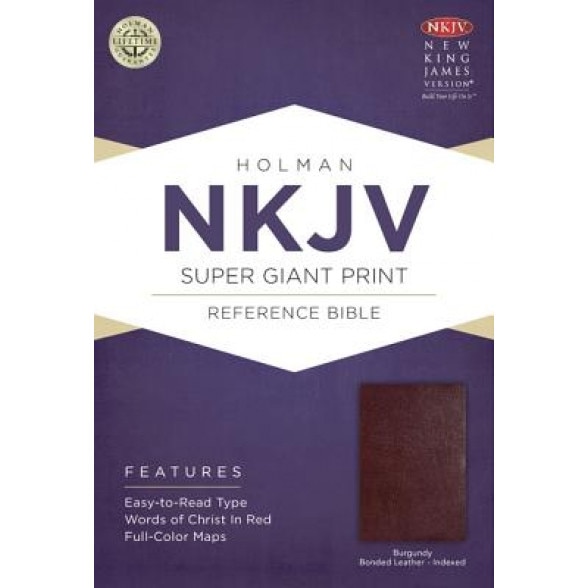Super Giant Print Reference Bible-NKJV, Broadman & Holman Publishers (Manufactured by)