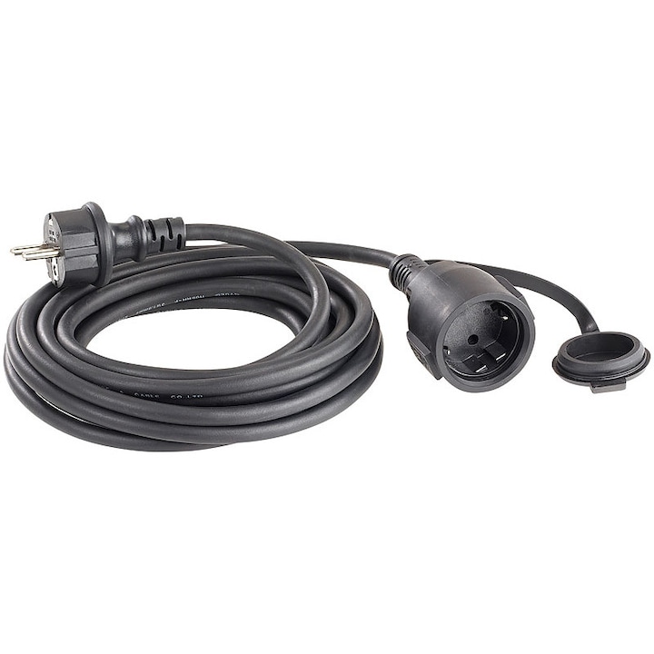 Prelungitor cauciuc cu stecher si cupla 3x1,5mm, 15m, 3500W, Topelectro-Weingärtner Gruppe Germania