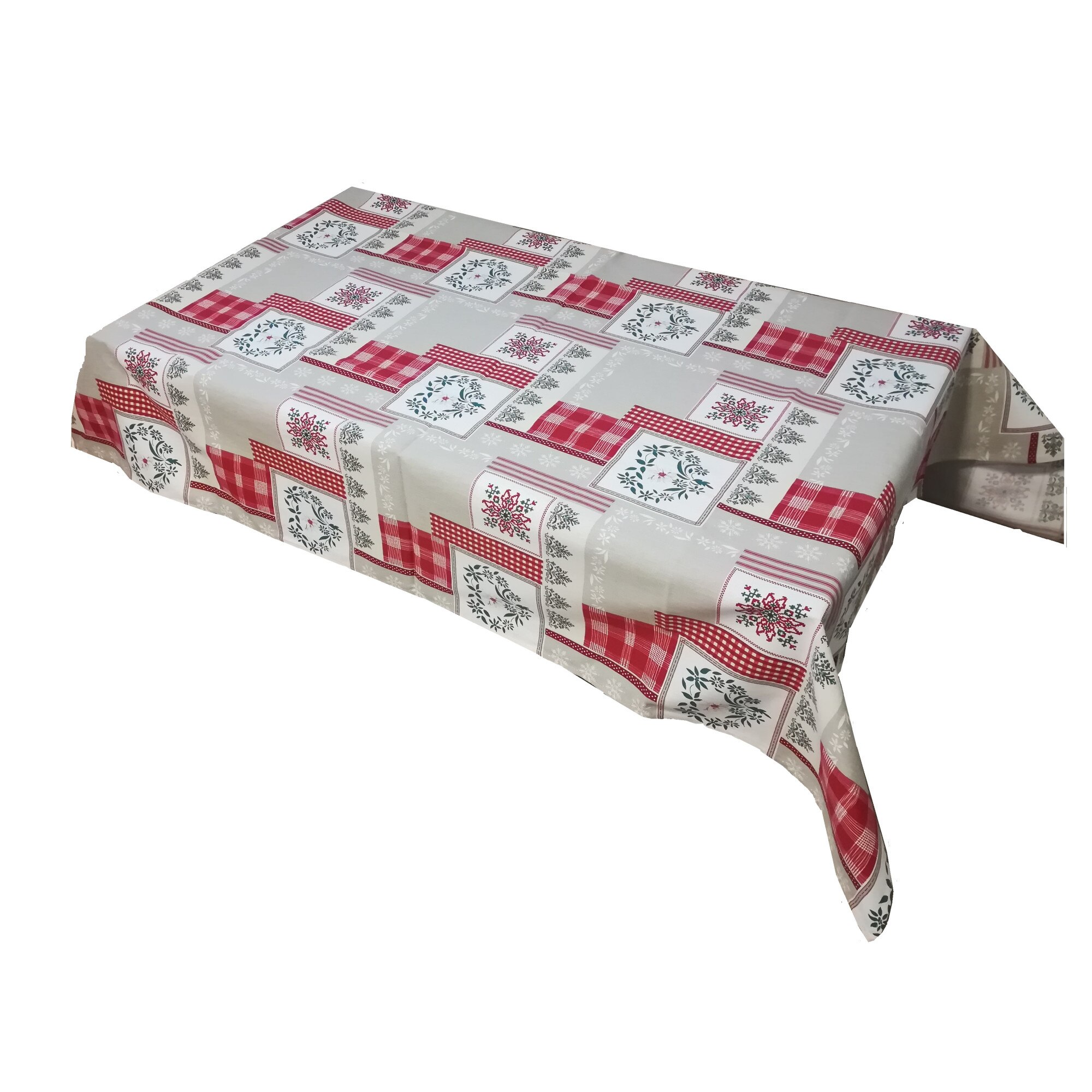 Fata de masa din bumbac 100%, cu imprimeuri, Marime L 150 cm x 240 cm, COSMINA