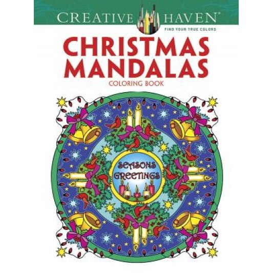 Creative Haven Christmas Mandalas Coloring Book, Marty Noble (Author)