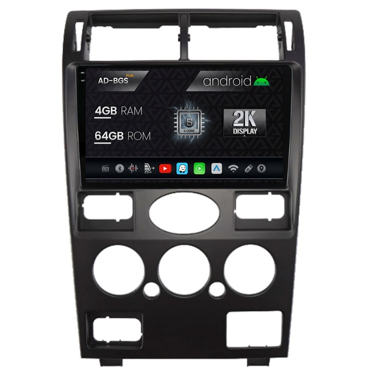 Navigatie Autodrop 2K Ford Mondeo (2001-2007) Clima Manuala, Android OS, S-Quadcore, 4GB RAM, 64GB ROM, 9.5 Inch - AD-BGS90042K, AD-BGRKIT127 - Copie