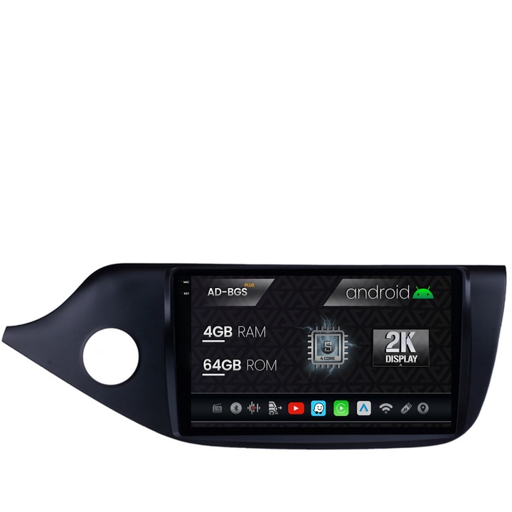 Navigatie Autodrop 2K Kia CEED (2012-2018), Android OS, S-Quadcore, 4GB RAM, 64GB ROM, 9.5 Inch - AD-BGS90042K, AD-BGRKIT149