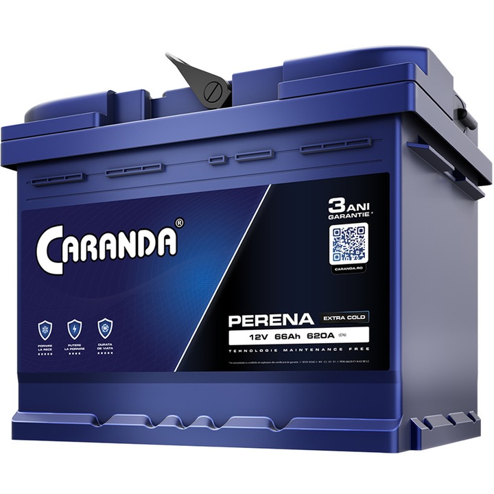 Baterie auto CARANDA Perena - 66Ah 620A