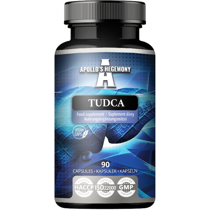 Supliment alimentar – TUDCA 100 mg – 90 capsule vegane – 90 portii – Apollo’s Hegemony