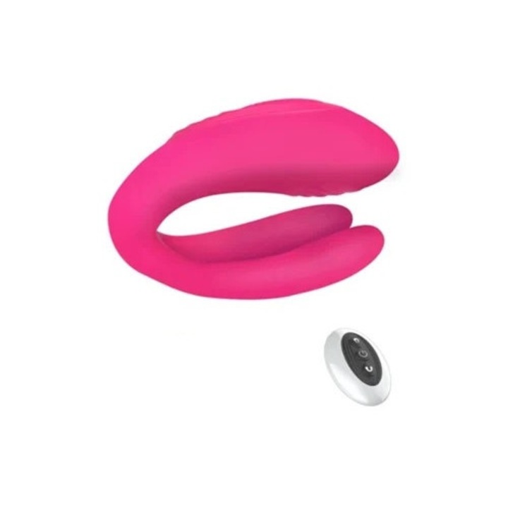 Női vibrátor, 3 motoros, 10 rezgésmód, rózsaszín