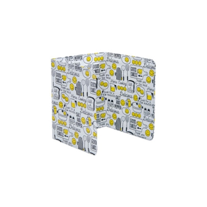 Paravan de protectie impotriva stropilor de ulei, aluminiu rezistent la caldura, 30x45cm