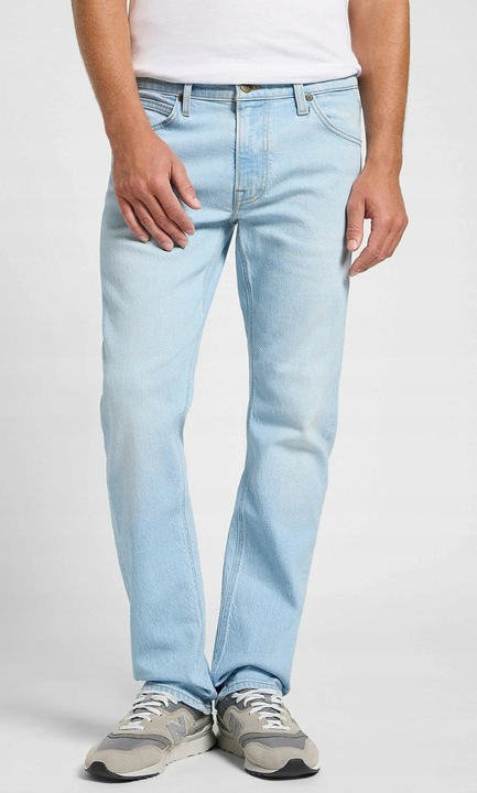 Blugi barbati Lee DAREN, regular fit, albastru deschis, bumbac