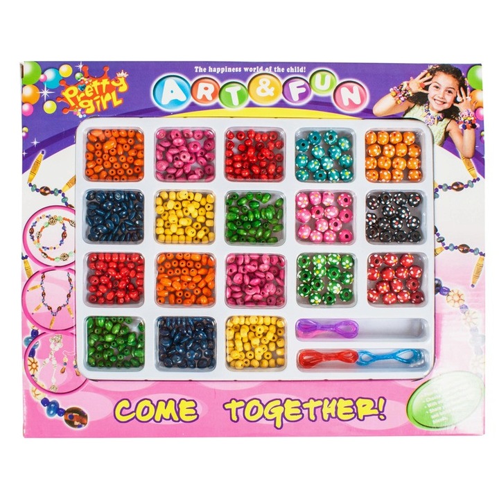 Set de facut margele din lemn