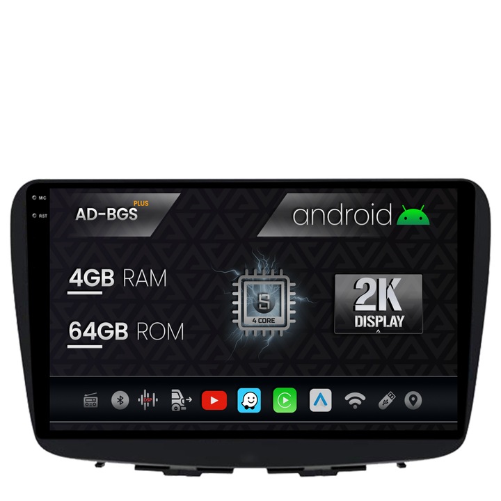Navigatie Autodrop 2K Suzuki Baleno, Android OS, S-Quadcore, 4GB RAM, 64GB ROM, 9.5 Inch - AD-BGS90042K, AD-BGRKIT310