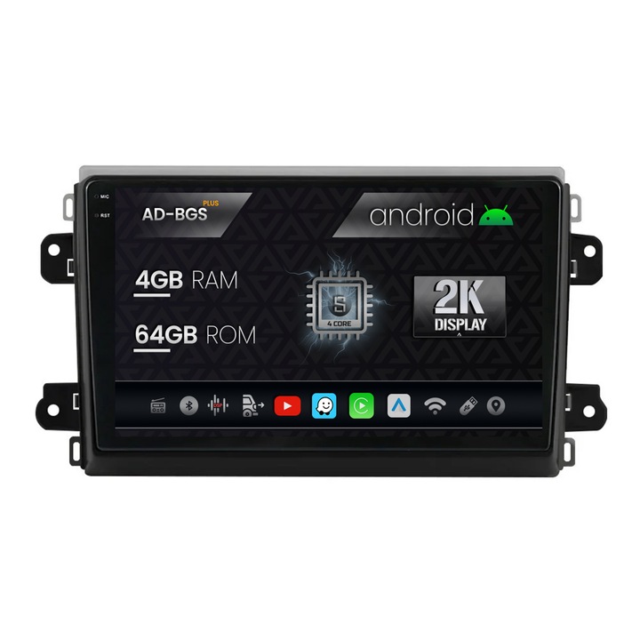 Navigatie Autodrop 2K Fiat Ducato 2022, Android OS, S-Quadcore, 4GB RAM, 64GB ROM, 9.5 Inch - AD-BGS90042K, AD-BGRKIT355V3