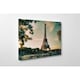 Eiffel torony vakrámás vászonkép - 45x60 cm