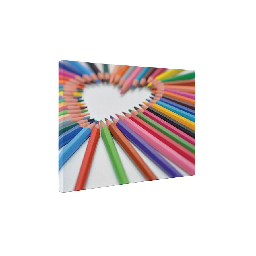 Creioane colorate - Tablou Canvas - 60x75 cm