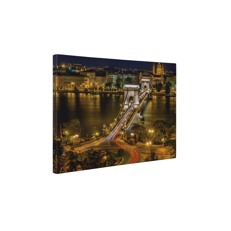 Podul cu Lanturi - Tablou Canvas - 60x75 cm