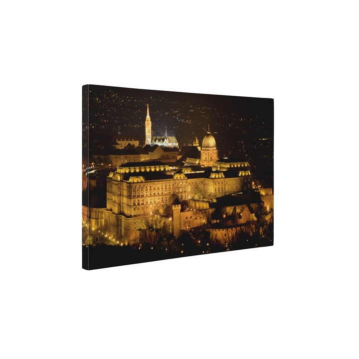 Budapest - Vászonfestmény - 15x20 cm