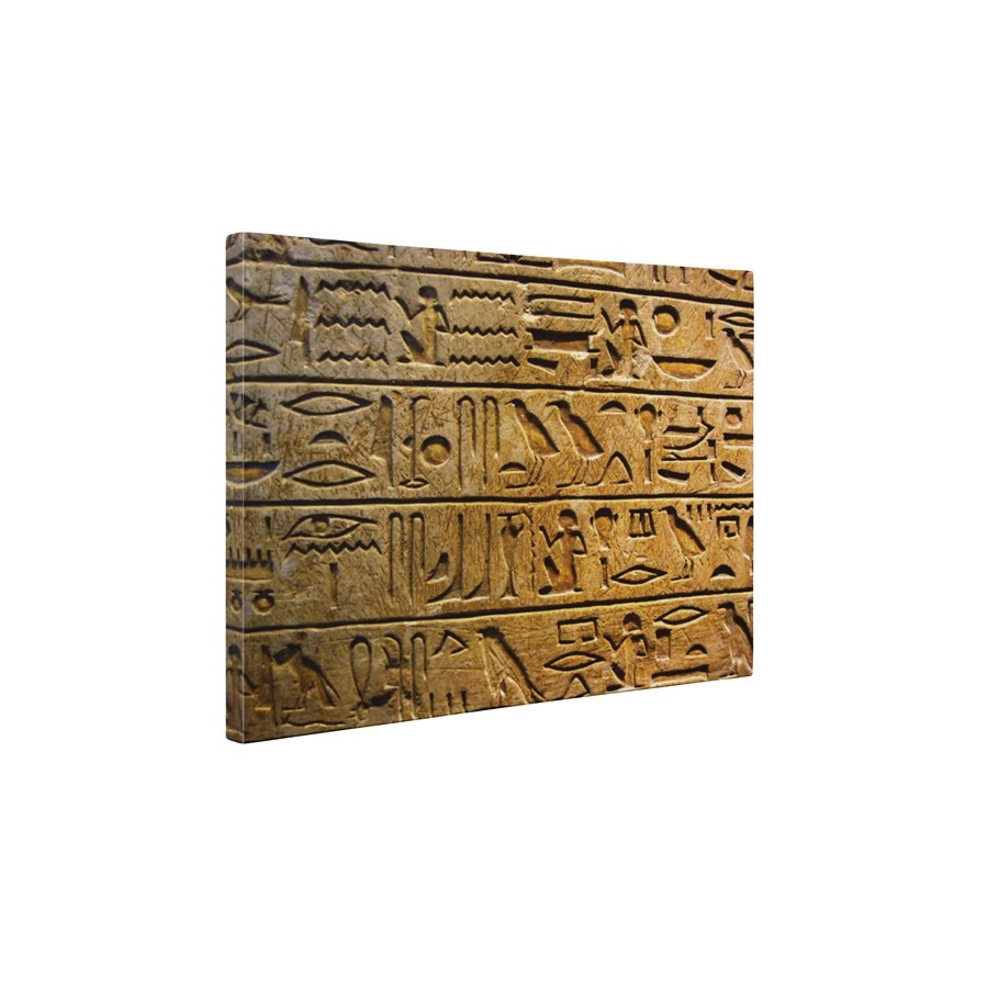 Hieroglife egiptene - Tablou Canvas - 60x80 cm