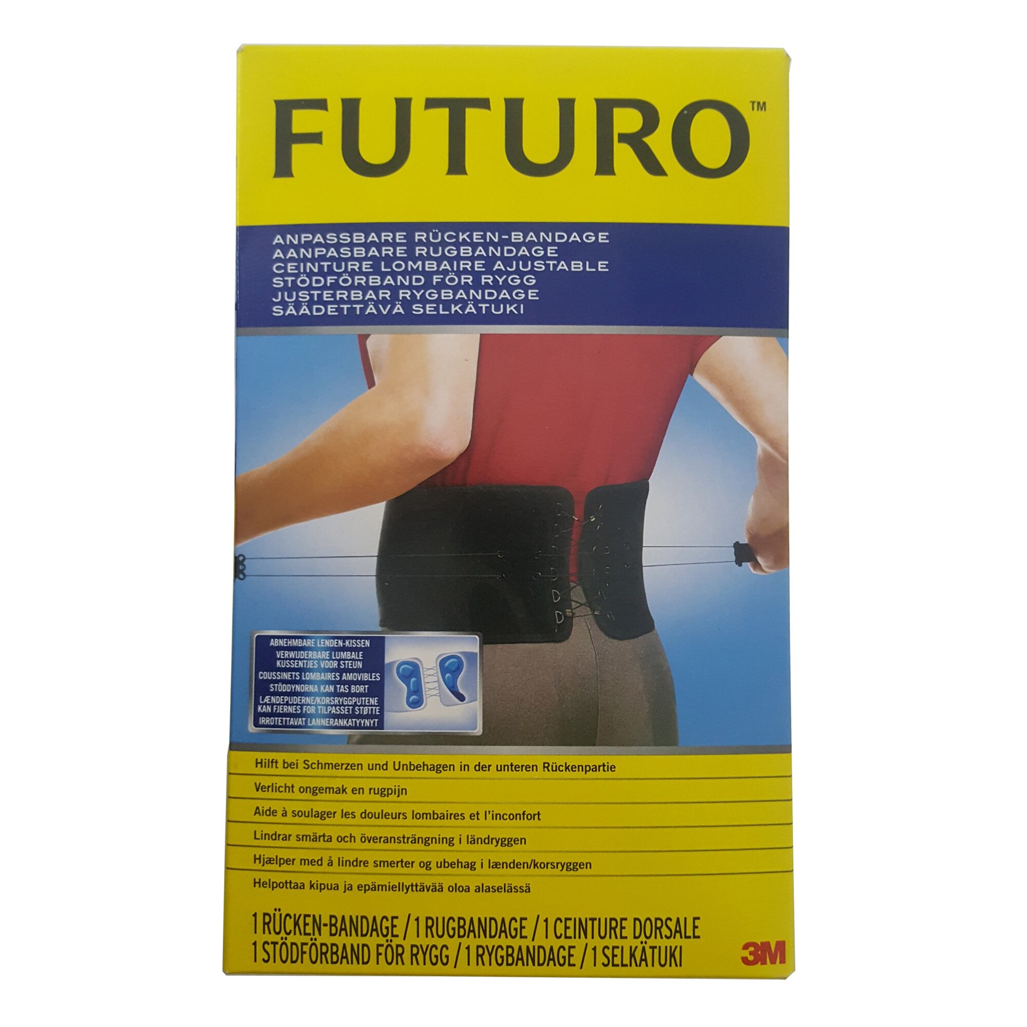 Suport Spate Ajustabil Futuro, Negru