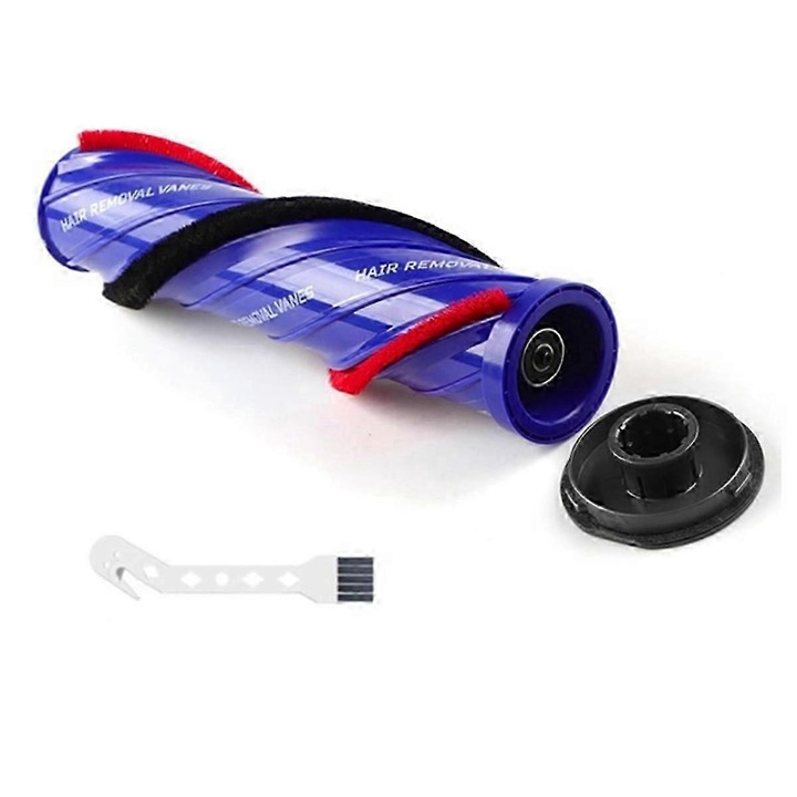 Perie de inlocuire anti-incalcire pentru aspirator Dyson V11 V10 V8 V12 Slim, cu capac de capat, plastic