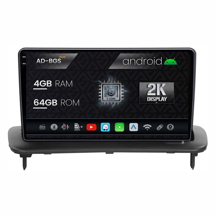 Navigatie Autodrop 2K Volvo C40 C30 S40 C70 V50 (2004-2012), Android OS, S-Quadcore, 4GB RAM, 64GB ROM, 9.5 Inch - AD-BGS90042K, AD-BGRKIT403