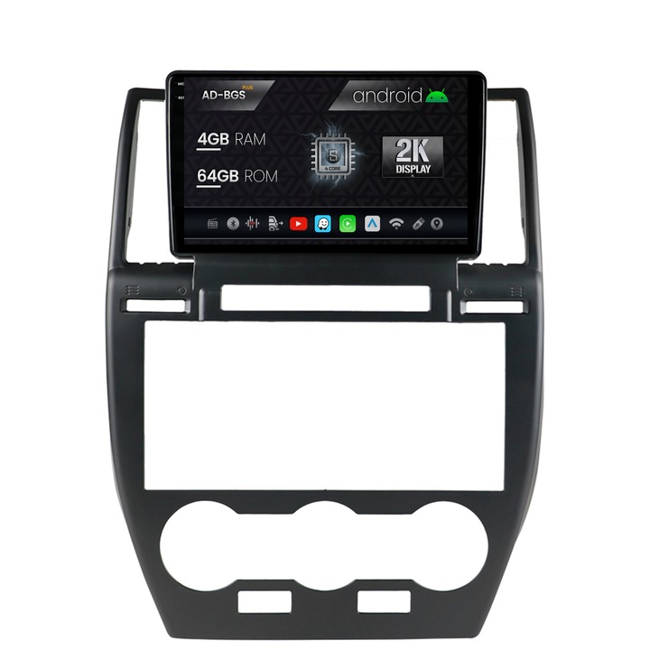 Navigatie Autodrop 2K Land Rover Freelander 2 (2006-2012), Android OS, S-Quadcore, 4GB RAM, 64GB ROM, 9.5 Inch - AD-BGS90042K, AD-BGRKIT430