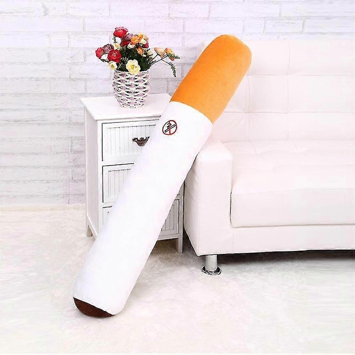 Kreatív dekoratív párna cigaretta alakú, 50cm, plüss játék, ajándék barátnak