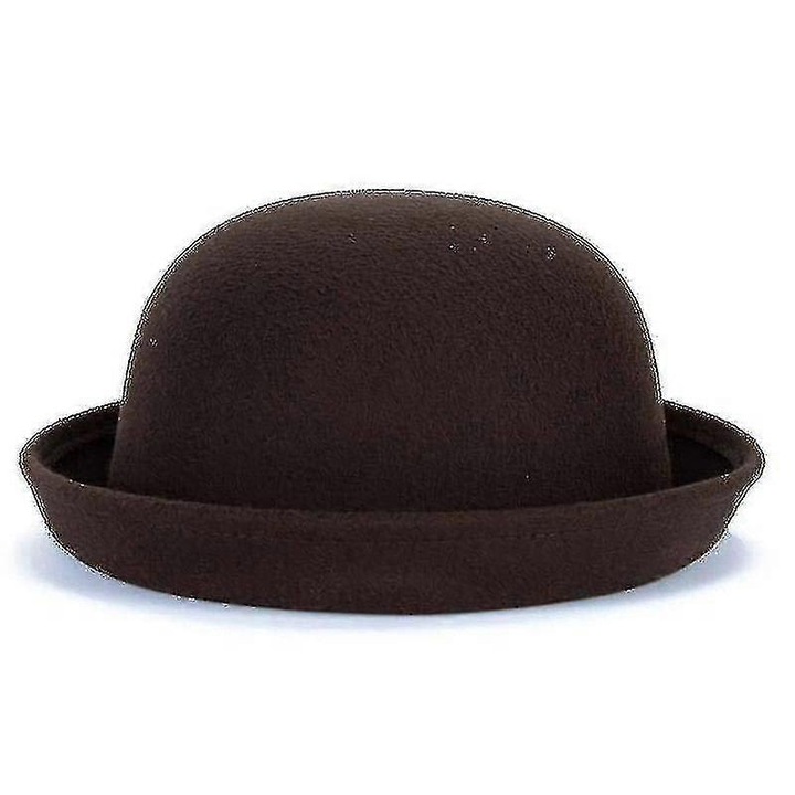 Caciula Fedoras pentru femei, model GH-569, culoare solida, dimensiune ajustabila 52-57cm, material lana si poliester