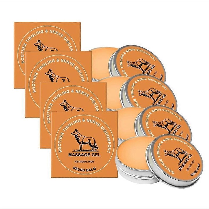 Therawolf ízület- és izomápoló balzsam, 4 db-os készlet, gyors felszívódású, 50g