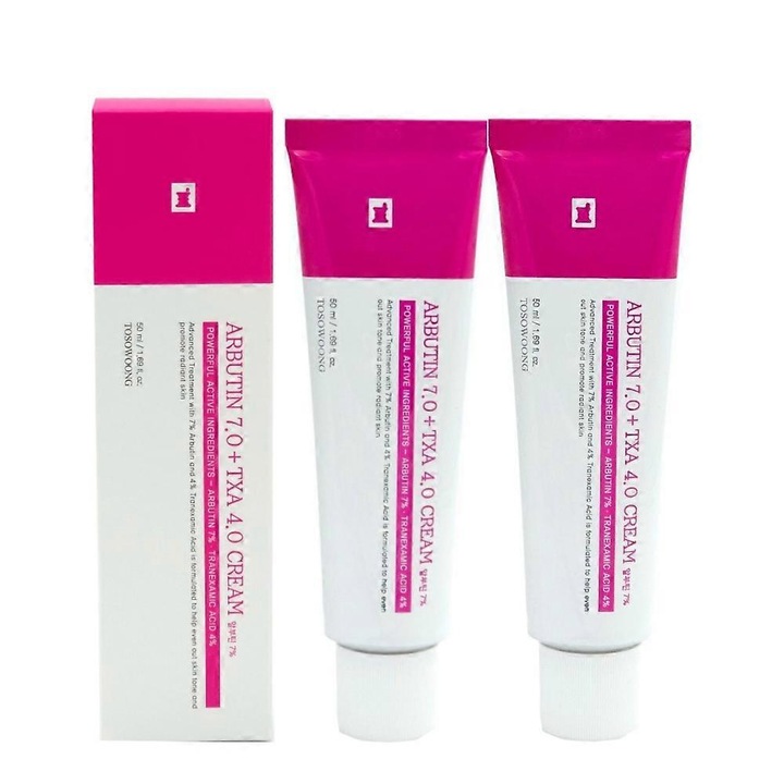 Arbutin 7% és Tranexámsav 4% arckrém, 50ml, 2 darabos szett