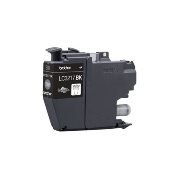 Tintasugaras nyomtatópatron, fekete, BROTHER LC-3217BK