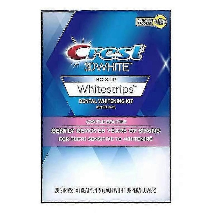 Ленти за избелване на зъби, Crest, 3D, 14 чифта, нечувствителни, аромат на мента