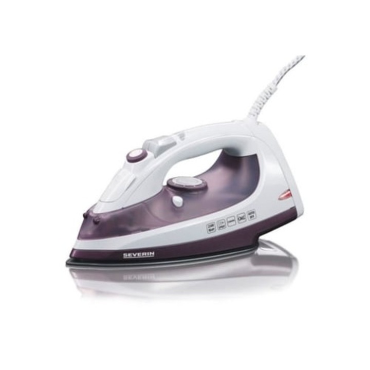 Fier de calcat cu abur SEVERIN BA3210, 2200W, talpa ceramica, culoare alba
