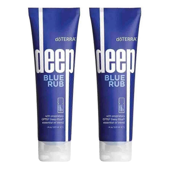 Crema de masaj pentru dureri, set 2PCS, Deep Blue Rub, uleiuri esentiale, relaxare rapida, 100ml