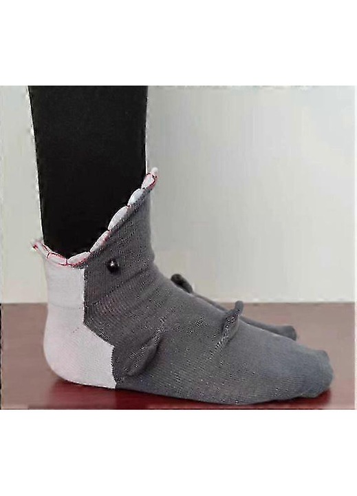 Sosete dama, T-Rex, design amuzant, marime unica, multicolor