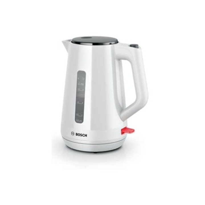 Fierbator BOSCH Twk1M121, capacitate 1.7L, alb, 360° rotire
