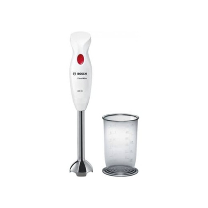 Mixer BOSCH Clevermixx 400W, rozsdamentes acél levehető láb, fehér