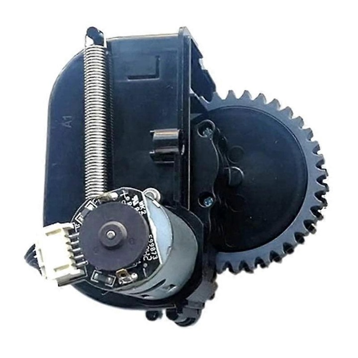 Ляво колело за робот прахосмукачка, черно, съвместимо с V3S Pro, V5S Pro, V50, V55