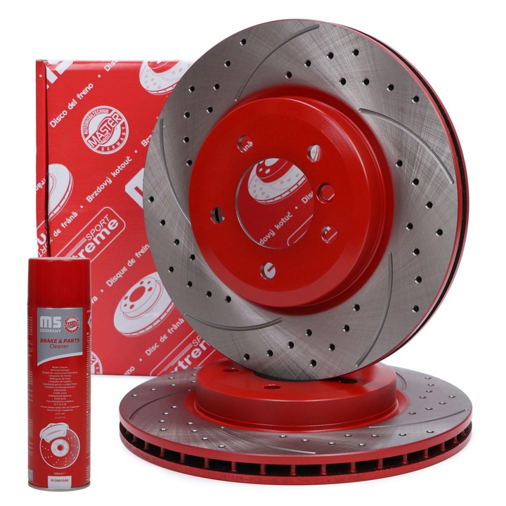 Fékbetét készlet, Master-Sport Germany, 24012501381SE, szellőző, 325mm, 2 darab