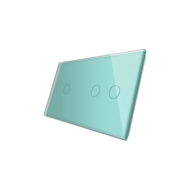 Előlapi kapcsolók 2x üveg gombok LEDBOX