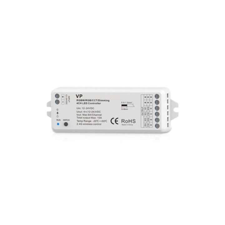 Releu LED, LEDBOX Relay Em Controller, Mono Cct, RGB, RGBW